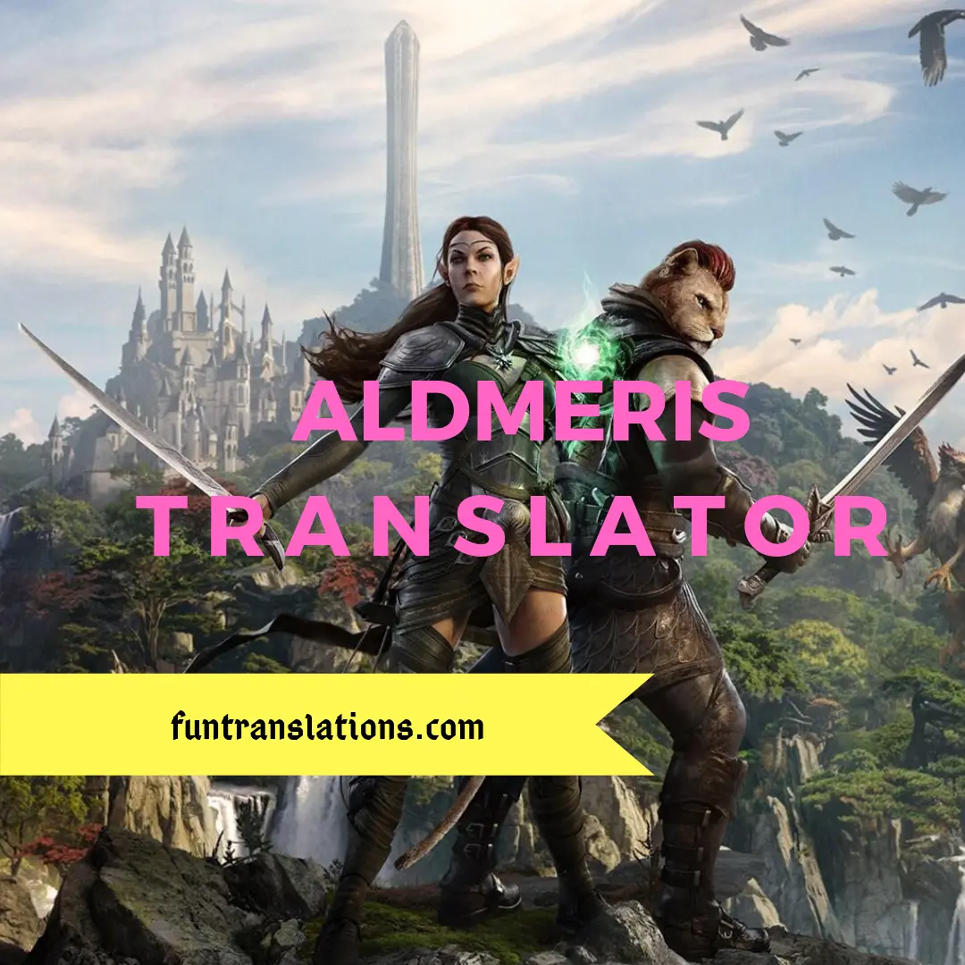 Aldmeris translator