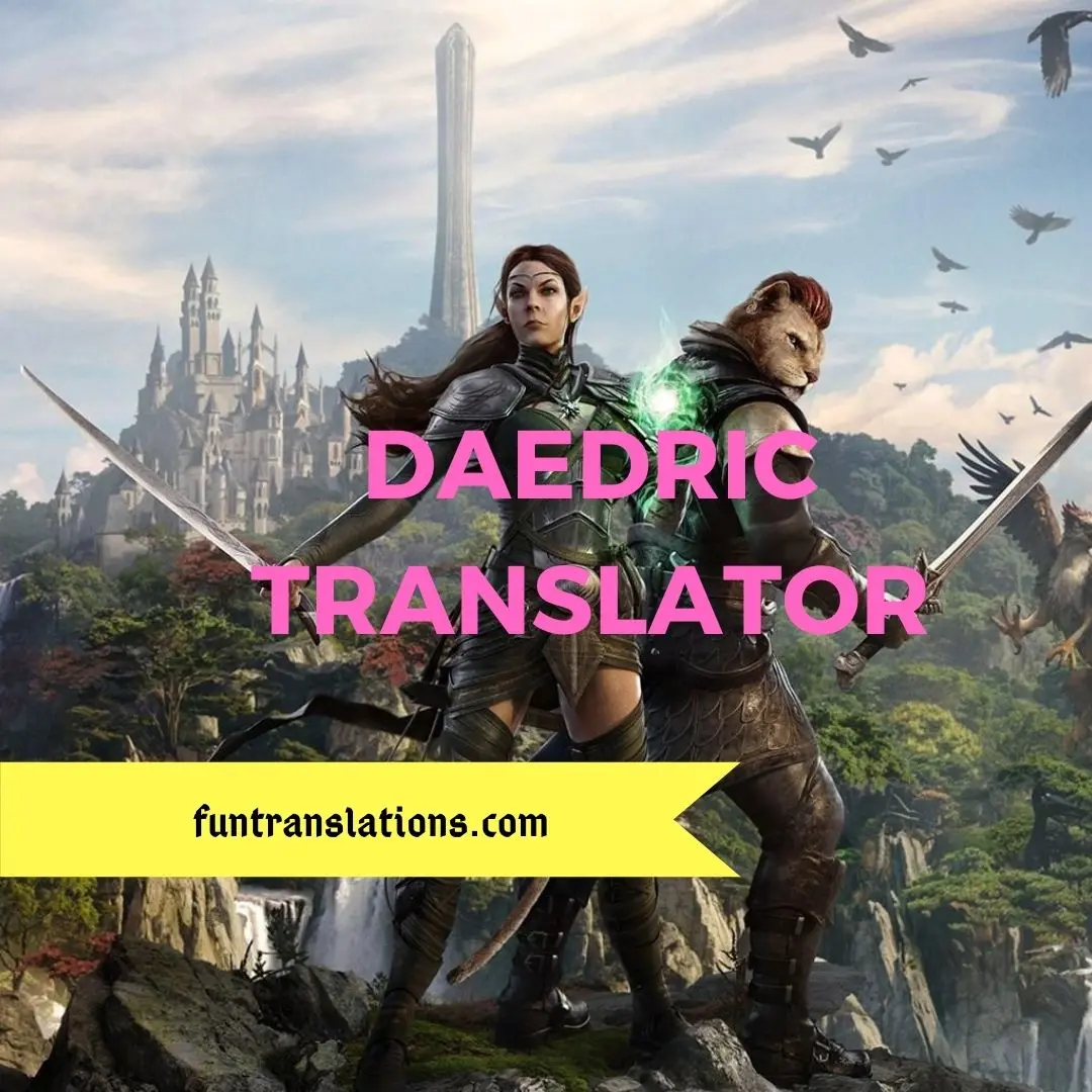 Daedric translator