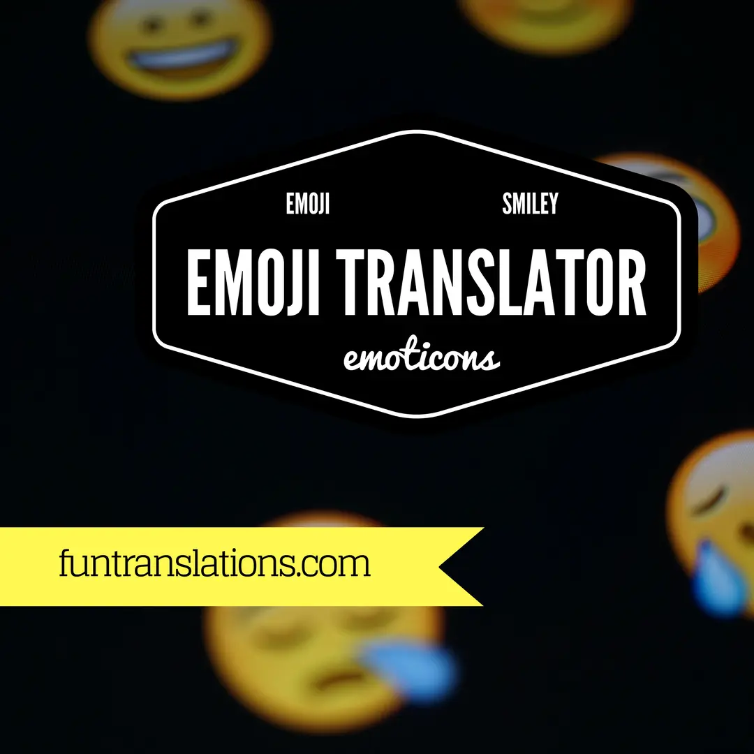 Emoji translator