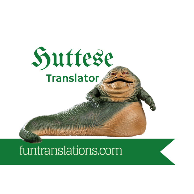 Huttese Translator