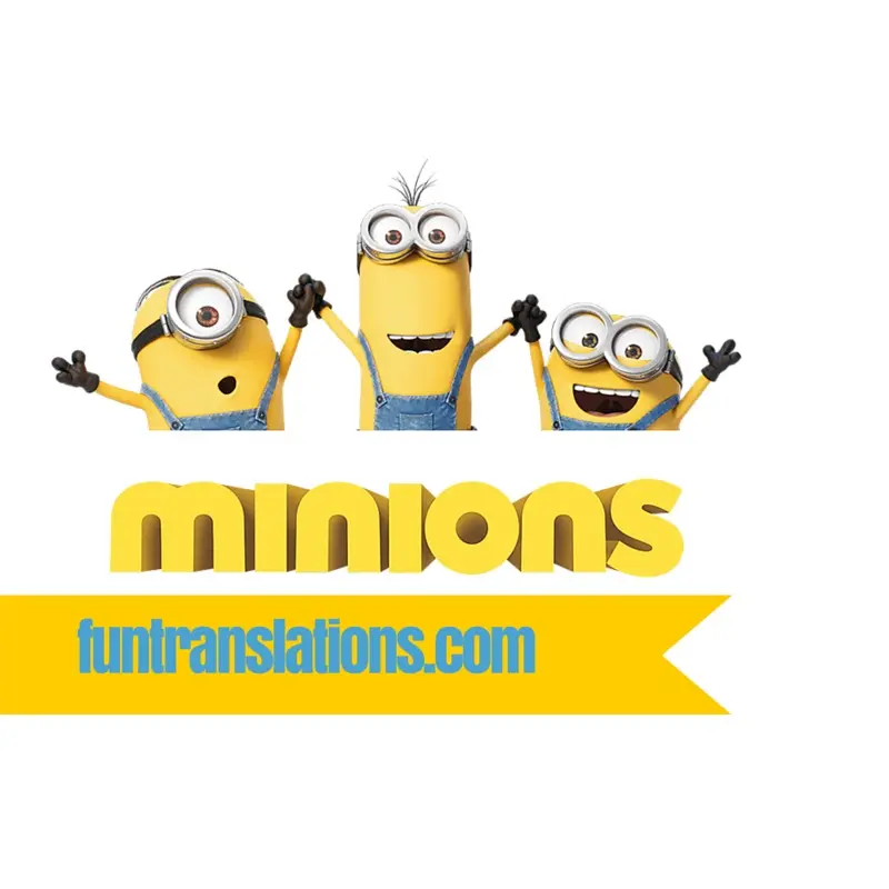 Minion Speak translator API
