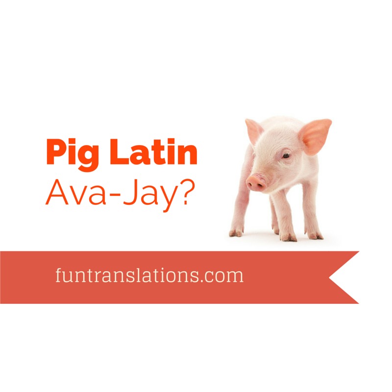 pig-latin