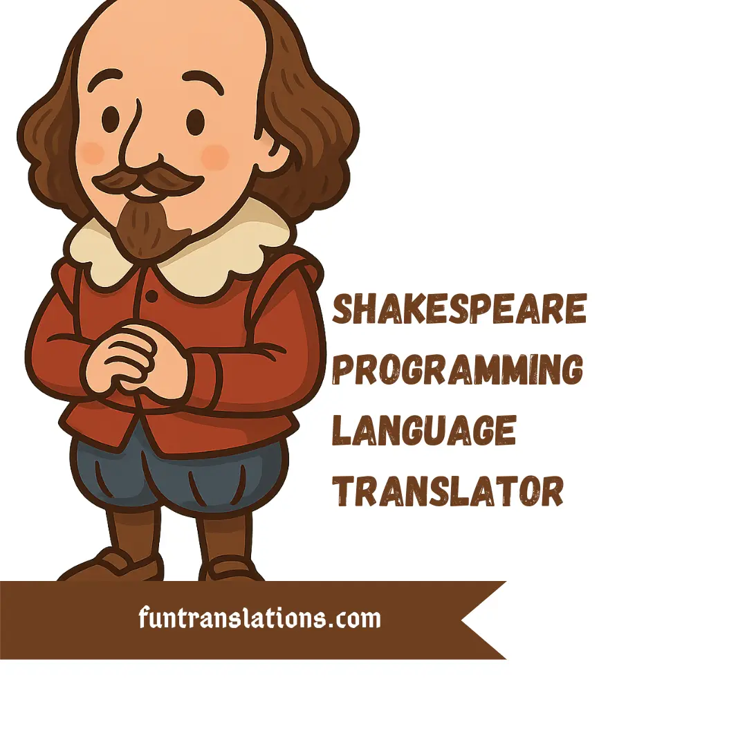 Shakespeare Programming Language (SPL) Translator — English to SPL Code