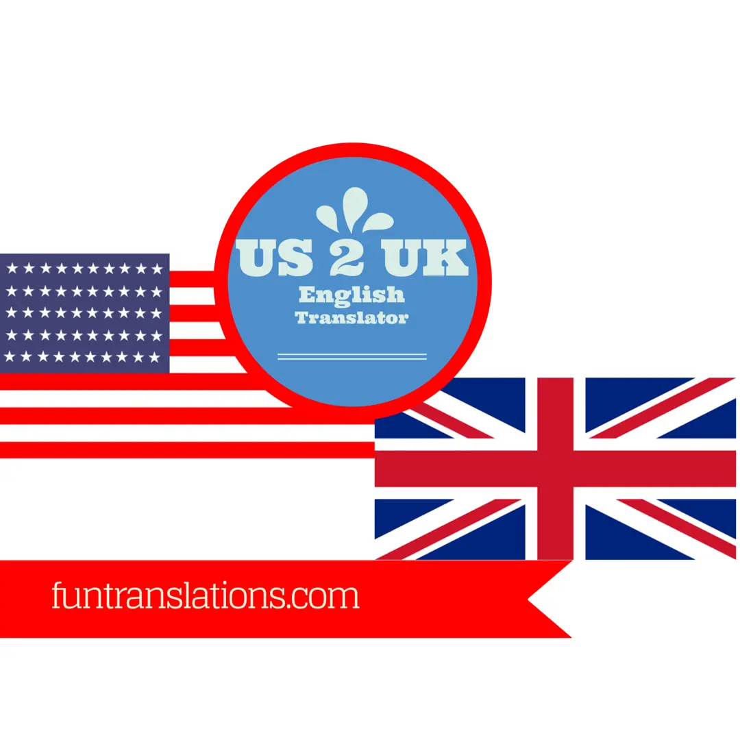 US English to UK English converter